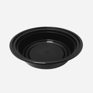 16 oz.Round Black Container w/Lid Combo150/CS