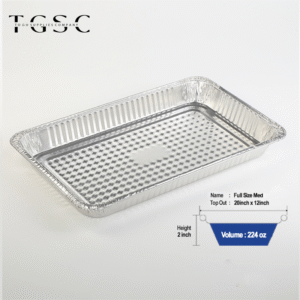 Medium Size Disposable Aluminum Pan